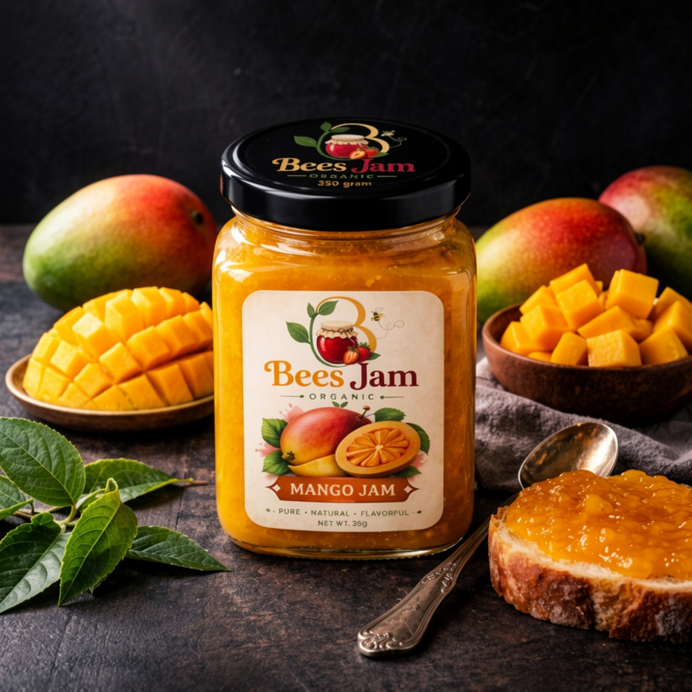 Mango Jam Homemade Organic Mango jam
